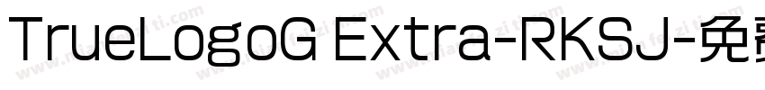 TrueLogoG Extra-RKSJ字体转换